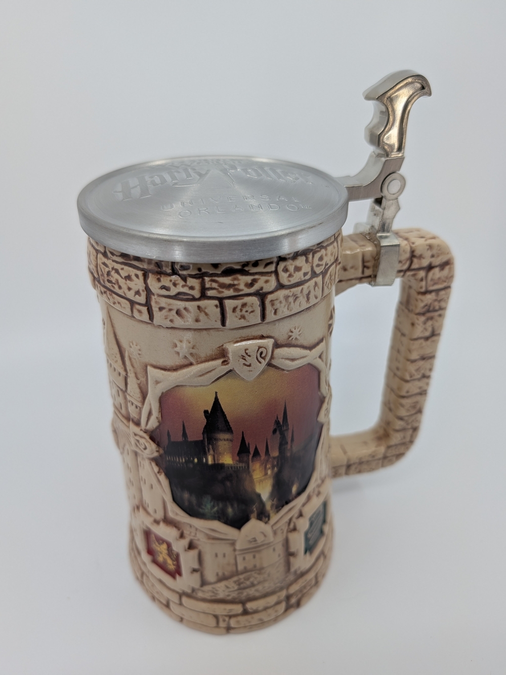 Wizarding World of Harry Potter Lidded Stein 2010 Univesal Orlando Grand Opening